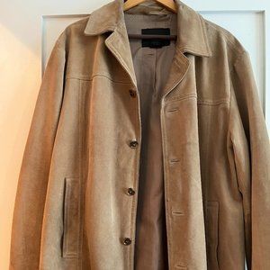 Suede camel jacket